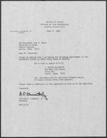Appointment letter from William P. Clements to Jack M. Rains, June 17, 1988