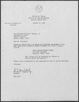 Appointment letter from William P. Clements, to Secretary of State, George S. Bayoud, Jr., October 16, 1989