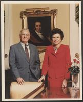 Photograph of Governor William P. Clements, Jr., and Rita Crocker Clements, undated