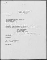 Appointment letter from William P. Clements to George S. Bayoud, Jr., August 16, 1990