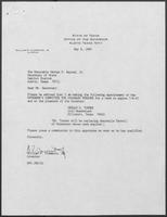 Appointment letter from William P. Clements to George S. Bayoud, Jr., May 8, 1990
