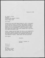Letter from Governor William P. Clements, Jr., to Ashley Priddy, February 29, 1980
