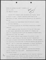 Press release from the Office of Governor William P. Clements, Jr., April 9, 1979
