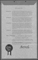 Proclamation announcing Governor Clements Day, August 9, 1979