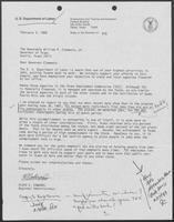 Letter from Floyd Edwards, Regional Administrator, Department of Labor, to Governor William P. Clements, Jr., February 2, 1988