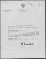 Form letter in answer to pro-Carter letters