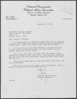 Letter from John T. Dolan to William P. Clements, September 2, 1982, regarding disputed polling numbers
