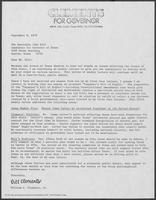 Open letter from William P. Clements to John Hill asking to debate, September 8, 1978