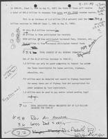 Notes regarding 1990-91 revenue from taxes and other revenue sources, September 23, 1988
