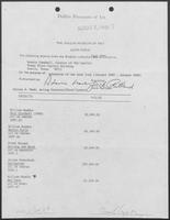 Loan Form regarding a artwork loaned from The Dallas Museum of Art to the Capital, November 23, 1987