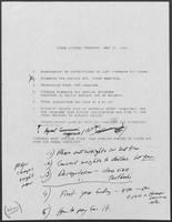 List of "Items offered Thursday", May 17, 1990