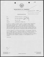 Memo from William Lauderback to William P. Clements regarding Electrospace Systems, Inc., May 23, 1988