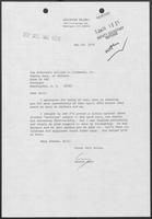 Letter from George Bush to William P. Clements, May 28, 1974