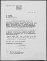 Letter from William P. Clements to Ronald Reagan, November 19, 1981