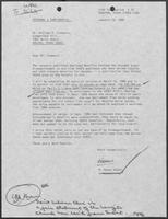 Letter from M. Hasan Chand to William P. Clements, Jr., January 13, 1986