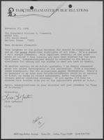 Letter from Lisa LeMaster to William P. Clements, Jr., November 17, 1986