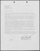 Letter from Eddie A. Fanick, Jr. to William P. Clements, Jr., July 8, 1986