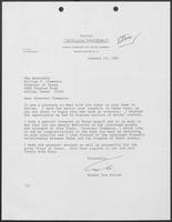 Letter from Bandar bin Sultan to William P. Clements, Jr., January 19, 1987