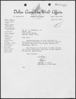 Letter from Russell H. Perry to William P. Clements, May 20, 1977