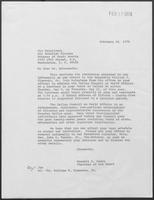 Letter from Russell H. Perry to Ambassador of Saudi Arabia, February 16, 1978