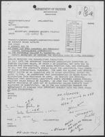 Memo from United Technologies Corporation to William P. Clements, November 1976