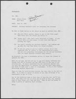 Memo from Hilary Doran and Karl Rove regarding Attorney General's Call for Severance Tax Increase, July 14, 1981