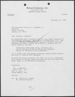 Letter from Paul Kelly to William P. Clements regarding the National Governors' Association, February 22, 1989