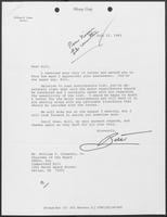 Letter from William E. Simon to William P. Clements regarding Richard Nixon Presidential Library, July 21, 1983