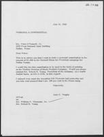 Letter from Jack C. Vaughn to Peter O'Donnell, July 18, 1968