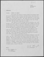 Memo from W.H. Etherington to William P. Clements, S.L. Taylor and J.P. Cunningham, March 16, 1971