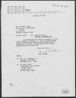 Letter from Tom B. Rhodes to Richard H. Lewis, December 30, 1974