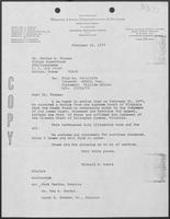 Letter from Richard H. Lewis to Marion Thomas, February 28, 1977