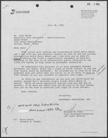 Letter from Richard M. Cion to John Milem, June 28, 1985