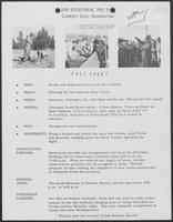 Fact Sheet of 1976 Bicentennial Tree Plant: Clements Scout Reservation, January 2, 1976