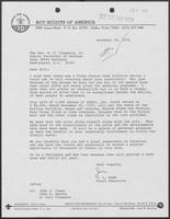 Letter from J.L. Tarr to William P. Clements regarding Donations, December 29, 1976