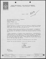 Letter from William C. Gamble to William P. Clements regarding the Silver Buffalo Award, June 5, 1980