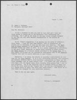 Letter from William Livingston to James A. Michener, August 7, 1981