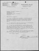 Letter from Strom Thurmond to William P. Clements regarding the Defense Industry Award, April 13, 1981