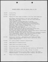 Governor Clements' Diary for Thursday, April 19, 1979