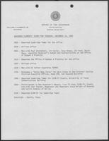 Governor Clements' Diary for December 18, 1980