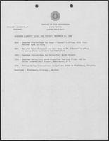 Governor Clements' Diary for November 25, 1980
