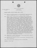 Governor Clements' Diary for Tuesday, June 17, 1980