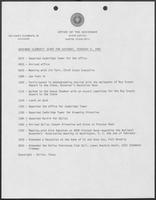 Governor Clements' Diary for Wednesday, February 9, 1980