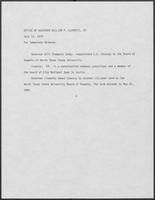 News release from the Office of Governor William P. Clements, Jr., regarding recent appointment, July 11, 1979