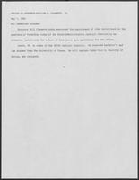 News release from the Office of Governor William P. Clements, Jr., regarding recent appointment, May 7, 1982