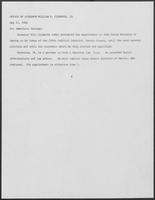 News release from the Office of Governor William P. Clements, Jr., regarding recent appointment, May 17, 1982
