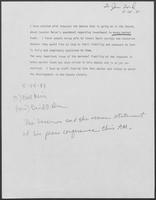 Memo from David A. Dean to Bill Meier, May 5, 1981