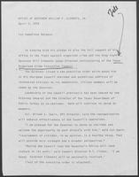 News release from the Office of Governor William P. Clements, Jr., regarding the restructuring of the Texas Organized Crime Prevention Council, April 5, 1979