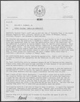 Memo from David A. Dean to Governor William P. Clements, Jr., regarding Ozarks Regional Commission membership, December 21, 1979