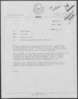 Memo from Dary Stone to George Bayoud, regarding American Agricultural Movement complaints, January 15, 1980